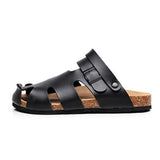 2023 New Unisex Buckle Cork Sandals Men Summer Beach Women Cut-outs Casual Sandalias