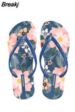 New Ladies Slippers Non-slip Flip-Flops Outdoor Hawaiian Printed Slippers Summer Fashion Women's Sandals Male Flip