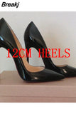 2023 New Women Pumps Patent Leather High Heels Shoes Fashion Office Shoes Stiletto Party Shoes Female Comfort Women