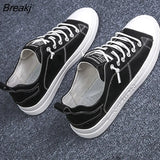 Mens Casual Shoes Summer Fashion Vulcanized Shoes Men's Breathable Slip on Loafers for Men Sneakers Breathable Flats