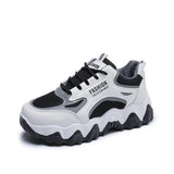 Version Of Web Celebrity Fashion Dad Shoes Female 2024 Spring And Summer Leisure Sports Shoes Female Thick Platform Retro Student Running