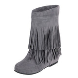 Breakj Boots In Autumn And Winter Increased Boots Large Size Women's Boots