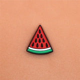 Sale 1pcs Food Series Shoe Charms Carrot Shoe Buckle Accessories Pineapple Shoe Decorations fit Croc JIBZ Kid's X-mas