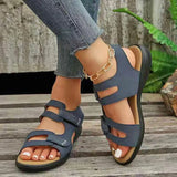 Women Sandals Casual Platform Shoes For Ladies Summer Fashion Beach Roman Female Design Footwear Plus Size Leopard