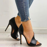 HOT Women Pumps New Shoes Sexy High Heels Ladies Party Stiletto & Enlargers Female Silver Wedding Snake Print Heels