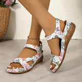 Breakj Sandals New Color Thick Background Fashion Slopers Sandals Large Size Women's Shoes Magic With Light Women's
