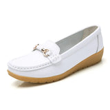 Women Flat Shoes Autumn Woman Loafers Female Slip On Women's Sneakers Shoes Luxury Brand Moccasins Leather Zapatos