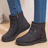 New Women Boots Waterproof Snow Boots For Winter Shoes Women Zipper Ankle Boots Winter Botas Femininas Keep Warm