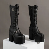 Women Ankle Boots 2023 Winter Brand Design Great Quality Gothic Style Comfy Cool Street Women Shoes Boots Big Size