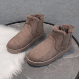 New Snow Women Boots Thickening Plus Velvet Winter Fashion Warm Short Boots Cotton Shoes Women'S Snow Boots Winter