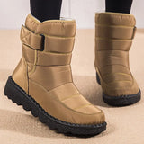 Boots 2021 New Winter Boots With Platform Shoes Snow Botas De Mujer Waterproof Low Heels Ankle Boots Female Women