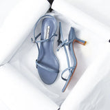 Breakj New High-Heeled Shoes Fashion Toe Simple Solid Color Fine Heel Korean Temperament Commuting Ladies