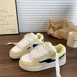 Breakj High Appearance Level Female Light Yellow China-Fashion Small Bread Shoes Female Ins Tide Summer New Versatile Student Board