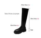 Breakj Over Knee Boots Women Thin High Cylinder Elastic Boots Knight Boots Korean Version Of The Slope And Long Boots Wish
