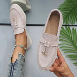 Breakj High-End Lofo Single Shoes Women's 2025 New Large-Size Small Fragrant Shoes Women's Singles