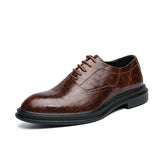 Classic Leather Men's Formal Shoes Fashion 2021 New Casual Men Business Office Shoes Trend Male Wedding Party