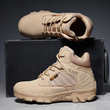 Men's Military Ankle Boot Desert Boots Outdoor Combat Boots for Men Army Cow Suede Tactical Boots Men Casual Hiking Shoe
