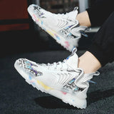 Retro Men Casual Shoes 2023 Mesh Running Shoes Men Sneakers Street Style Adult Male Sports Shoes Plus Size
