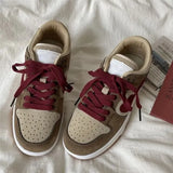 Women's Color Matching Casual Shoes 2023 Woman Vulcanize Sneakers Breathable Sport Walking Running Spring Platform