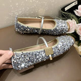 Breakj And Summer New Small Fragrant Ballet Shallow Mouth Single Shoes French Round Head Flat Shoes Mary Precious