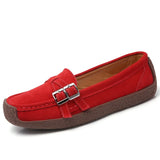 Breakj Bean Shoes Women's Comfortable Low-Top Shoes Casual Flat Single Shoes With Round Head Snail Shoes Mother Shoes