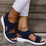 Woman Summer 2022 Stretch Fabric Summer Sandalias Mujer Low Heels Flat Shoes For Women Casual Slip On Luxury