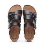 New Summer Men Cork Slipper Beach Shoe Casual PU Leather Male Outdoor