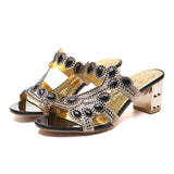 Women Cute Sweet Blue Crystal Peep Toe High Heel Shoes & Sandals Ladies Classic Summer High Heels Party Shoes