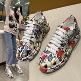 Spring New Products Women's Shoes Fashion Sneakers Casual Graffiti