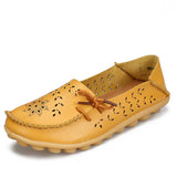 Leather Women Flat Shoes Ballet Trainer Leisure Shoes Woman Flower Sneakers For Women 2021 Candy Color Nurse