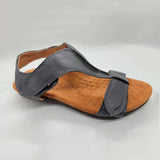 Durable Soft Outdoor Beach Sandals Retro Ankle Strap Lightweight Walking Shoes Slip On Sandals Woman