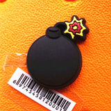 1pcs Alien Drink PVC Shoe Charms Accessories Decorations Sea Wave Lemon Bomb Designer Croc Jibz Buckle Mini Kids