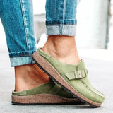 Women Summer Slippers Spring Sandals Fashion Solid Buckle Women Flats Shoes Casual Beach Ladies Plus Size Summer