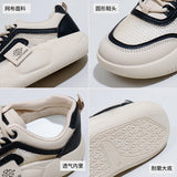 Breakj Summer New Korean Ins Breathable Small White Shoes Women's Hollow Casual Board Shoes Platform Versatile Cake Shoes XYD