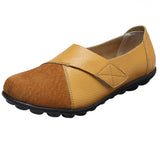 Orthopedic PU Leather Loafers Soft Sole Casual Flats Shoes for Women