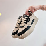 Breakj 2025, Small White Shoes New Korean Version Ins Schoolgirls Taller Platform Sports Board Shoes Casual Shoes