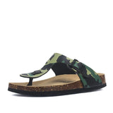 Men Garden Slippers PU Leather Men's Cork Sandals Fashion Black Flip Flops For Men Women Unisex Mule Clogs