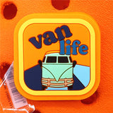 1pcs Van Life Out Sider PVC Shoe Charms Accessories Decorations Out of This World Designer Croc Jibz Buckle Kids