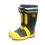 Men Rain Boots Soles with Steel Nails Outsole Waterproof Non - Slip Fishing Boots Rubber with Strip Safety big size 46 49