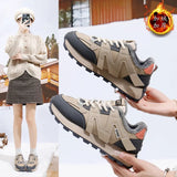 Breakj Han Han And Velvet Dad Shoes 2024 Winter New Street Shot Female Student Running Sneakers
