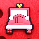 1pcs Pink Style Shoe Charms Dress Scissors Bra Car Glove Shoes Accessories Decoration Fit Croc Jibz Kids Gifts