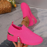 Breakj Women's Shoes In The Spring And Summer Of 2025 New Flying Mesh Shoes Children Leisure Sports Slopes And Thick-Soled Single