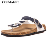 Fashion Cork Flip Flops Slippers 2023 New Women Summer Beach Casual Buckle Outside Non-slip Slides