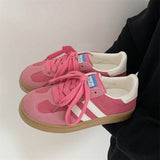 Breakj Flat-Bottomed Women's 2025 Autumn New Thick-Soled Small White Shoes Port Air Breathable Leisure Sports Board