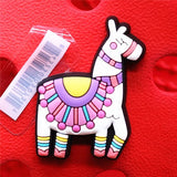 PVC Croc Shoe Charms NEW Cartoon Deer Alpaca Panda Tiger Shoes Decorations Accessories for Jibz Kids Party Gifts