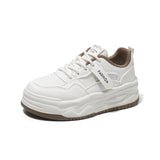 Breakj 2025 Small White Shoes New Korean Version Ins Female Student Platform Increased Sports Board Shoes Casual Shoes