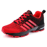 2021 Men Running Shoes Breathable Outdoor Sports Shoes Lightweight Sneakers for Women Comfortable Athletic Training