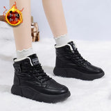 Breakj Women's Big Cotton Shoes 2024 Winter New Add Velvet Versatile Female Student Tide Warm Platform Casual Ug Boots