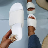 Women Shoes High Heel Wedge Platform Sandals Ladies Open Toe Slide Sandal Outside Casual Thick Slippers Zapatos De