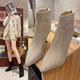 2021 INS Luxury Women High Boots Glitter Rhinestone botines mujer Nightclub Stripper shoes ladies Sumptuous